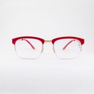 okulary damskie na żyłkę różowe oprawki pozłacane prostokątne do twarzy owalnej okrągłej duże szerokie lekkie