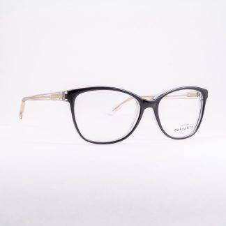 czarne oprawki motyl okulary Dekoptica Bridget transparentne zauszniki lekkie modne polski producent tanie okulary korekcyjne