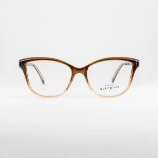 Plastikowe oprawki damskie motyl dekoptica brązowe oprawki tanie okulary online