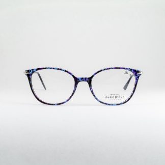 oprawa damska Dekoptica okulary oooczy łódź motyl granatowe niebieskie młodzieżowe design trendy fashion