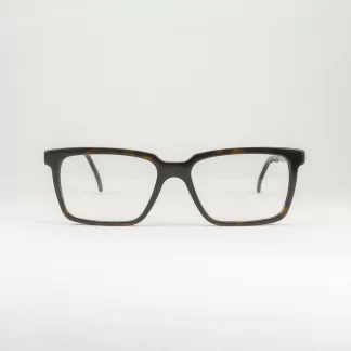 oprawki meskie szylkret brązowe okulary prostokątne modne oprawki okularowe korekcyjne trendy 2023