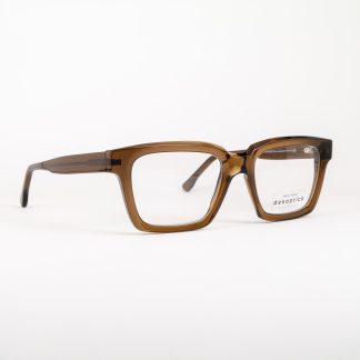 wyraziste okulary męskie damskie nowoczesne modne kwadratowe brązowe wysoka jakość oprawki techno oprawa unisex z charakterem osobowość oooczy okulary korekcyjne online optyk Dekoptica