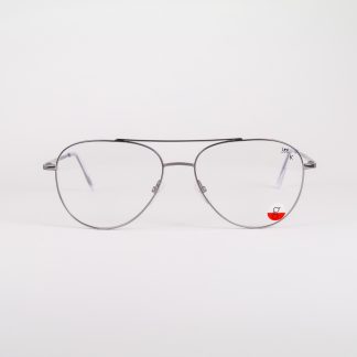 oprawa męska damska oooczy łódź aviator srebrne okulary pilotki casual trendy