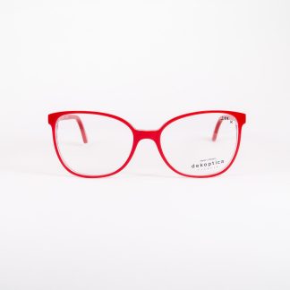 oprawa damska czerwona oooczy motyl pop trendy Dekoptica lodz optyk łódź