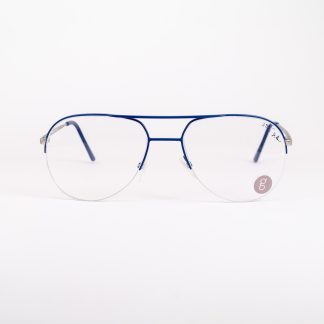 okulary oprawy męskie damskie unisex lodz optyk łódź aviator niebieskie żyłka techno indigo oprawa casual