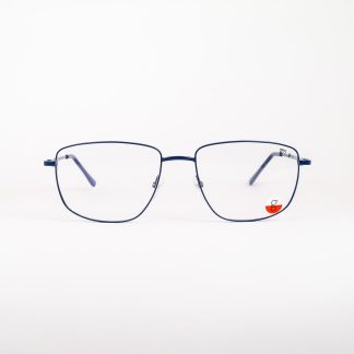 oprawki męskie klasyczne druciane metalowe okulary oooczy granatowe polski producent Indigo polska manufaktura prostokątne duże tarcze cienkie szerokie wygodne trwałe niebieskie ponadczasowe