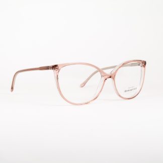 okulary delikatne modne kobiece subtelne damskie oprawki Dekoptica oprawa polski producent oooczy motyl szampańskie transparent brzoskwiniowe tanie ekonomiczne okazja