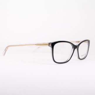 okulary damskie czarne oprawki modne kocie oczy przezroczyste zauszniki polski producent Dekoptica wysoka jakość oooczy optyk online duże szerokie okulary korekcyjne tanio lodz