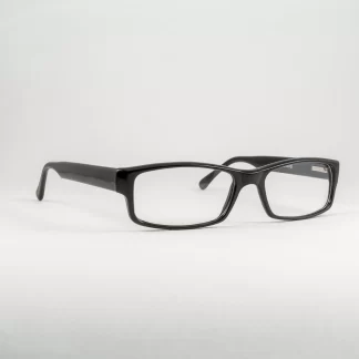 czarne okulary męskie prostokątne oprawki plastikowe idealne do czytania niskie szerokie okulary korekcyjne z flexem teleskopami