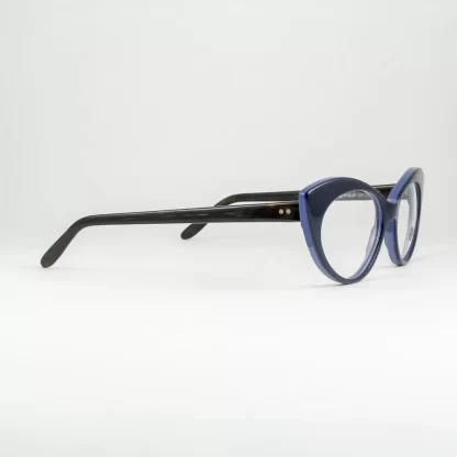 granatowe oprawki kocie oczy Bodyych wyraziste okulary damskie korekcyjne ekstrawaganckie eleganckie