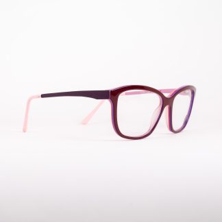 oprawa damska motyl Indigo okulary kolorowe bordo fiolet pudrowy róż wiśnia eleganckie codzienne oprawy polski producent lodz optyk online oooczy łódź pop trendy modne