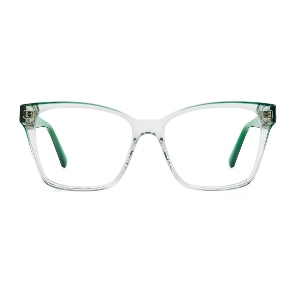 oprawki damskie Kate Spade CLAUDIE/G transparentne zielone kocie oczy nowoczesne okulary modne kobiece