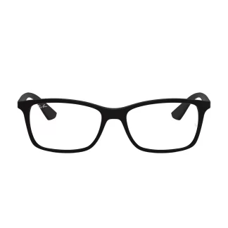 oprawki ray ban 7047 5196 czarne prostokątne matowe okulary korekcyjne duży rozmiar 56