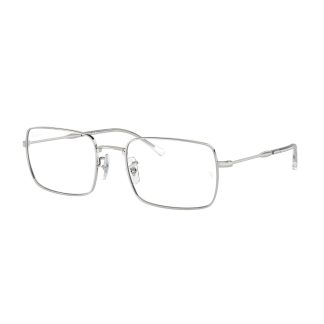 Ray Ban 6520 2501 srebrne oprawki kwadratowe retro okulary vintage